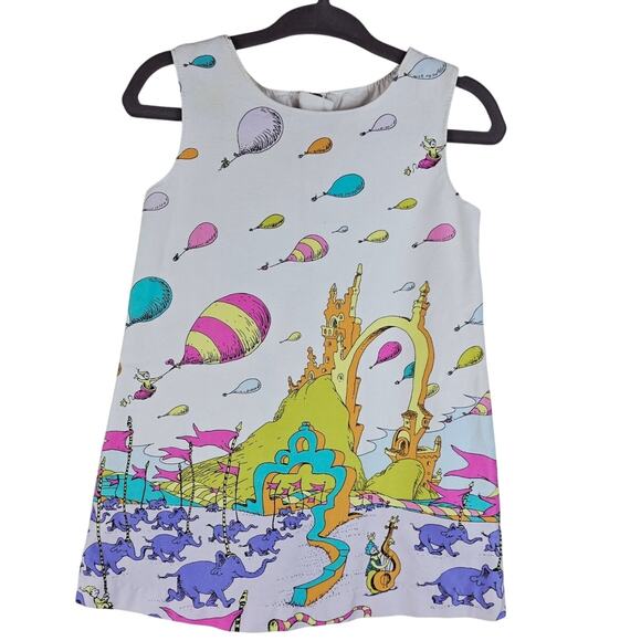 Dr Seuss Oh, The Places You'll Go Novelty Ballons Elephants Dress 12 Month - Picture 1 of 4